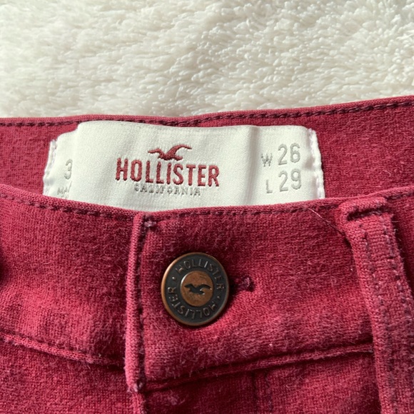 🔆Moving Sale 20% Off 🔆High Waisted Maroon Jeans - Picture 2 of 5